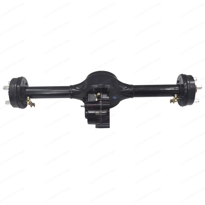 Electric tricycle, integrated differential package split power motor disc brake rear axle accessories