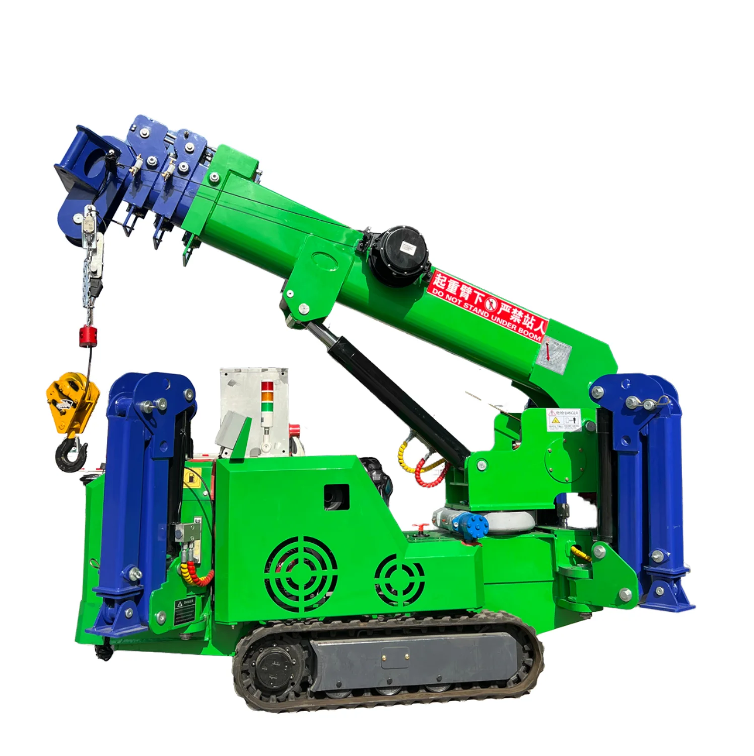Multi Functional Mini Spider Crane for Garden Construction Narrow Working Professional Construction Site Material Handling Tool