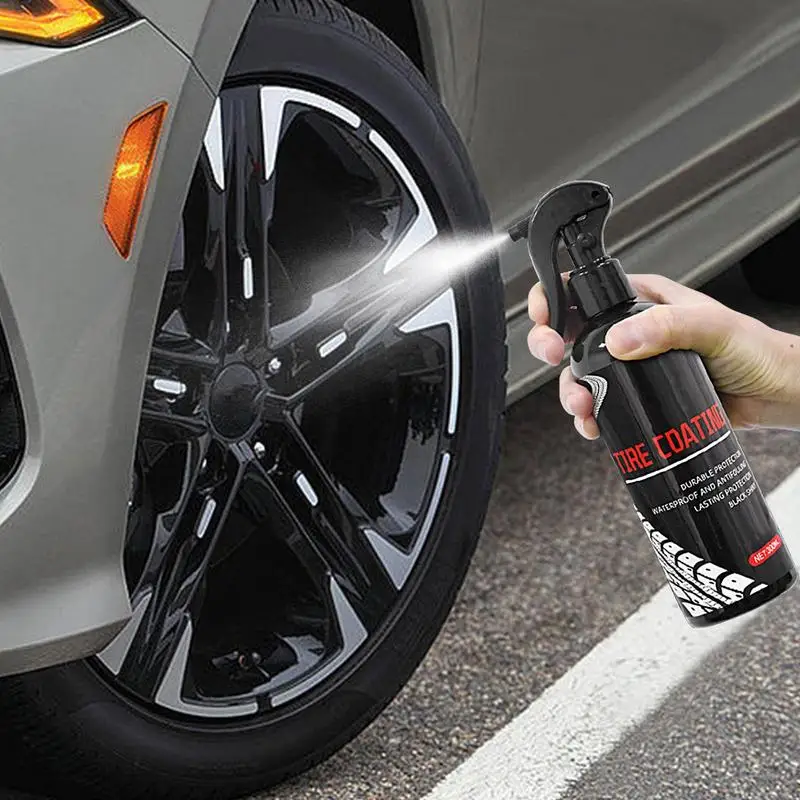 

Car tire shine spray Long Lasting Tyre High Gloss Tire Coating Shine Auto Tire Refurbishing Agent Auto Car Detailing Accessories