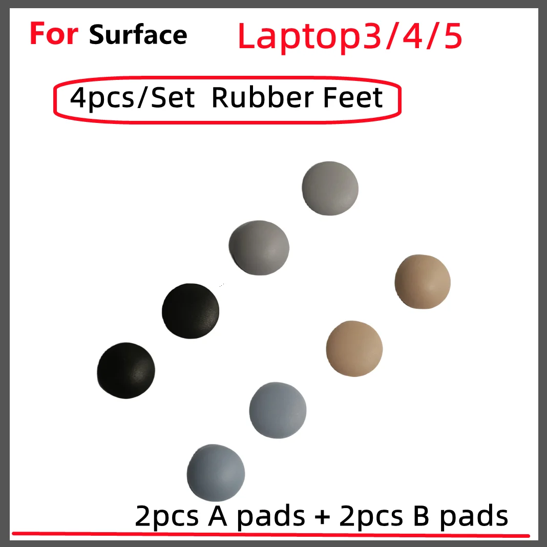 For Microsoft Surface laptop 3 4 5 Rubber foot pad Bottom shell D Shell Low pad 1868 1867 1873 1950 1951 1953 1979 1968 foot pad