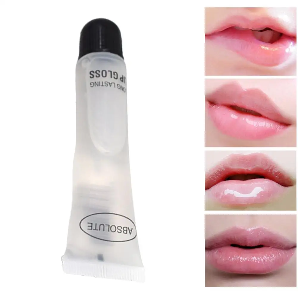 Incolor Transparente Mangueira Lip Gloss, Hidratante Fade, Anti-Dry, Cracking Clear, Nutritious Gloss Lines Batom