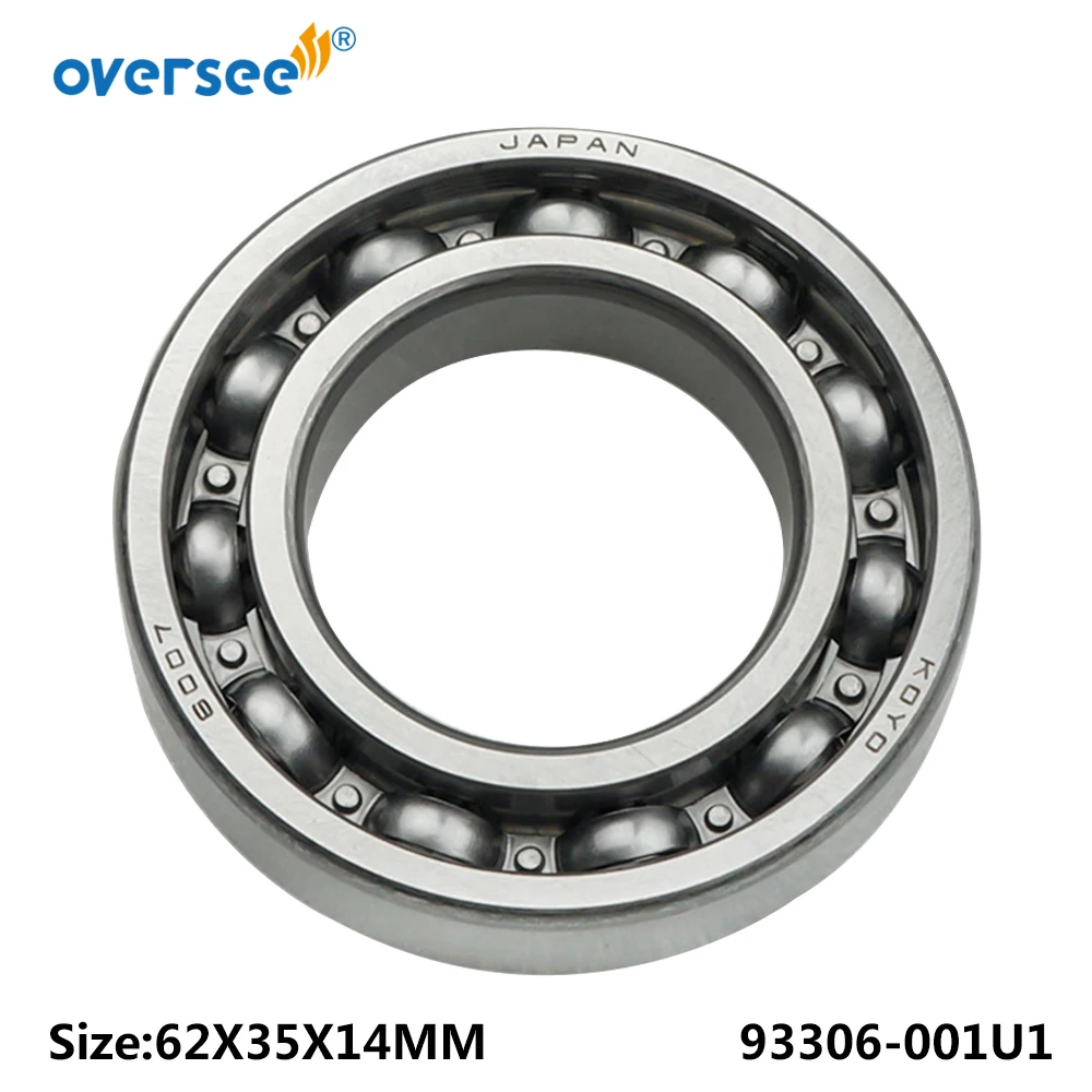 93306-001U1 Bearing For Yamaha Outboard Engine 25HP 30HP 40HP 50HP 60HP Outboard Motor Made In Japan 6007