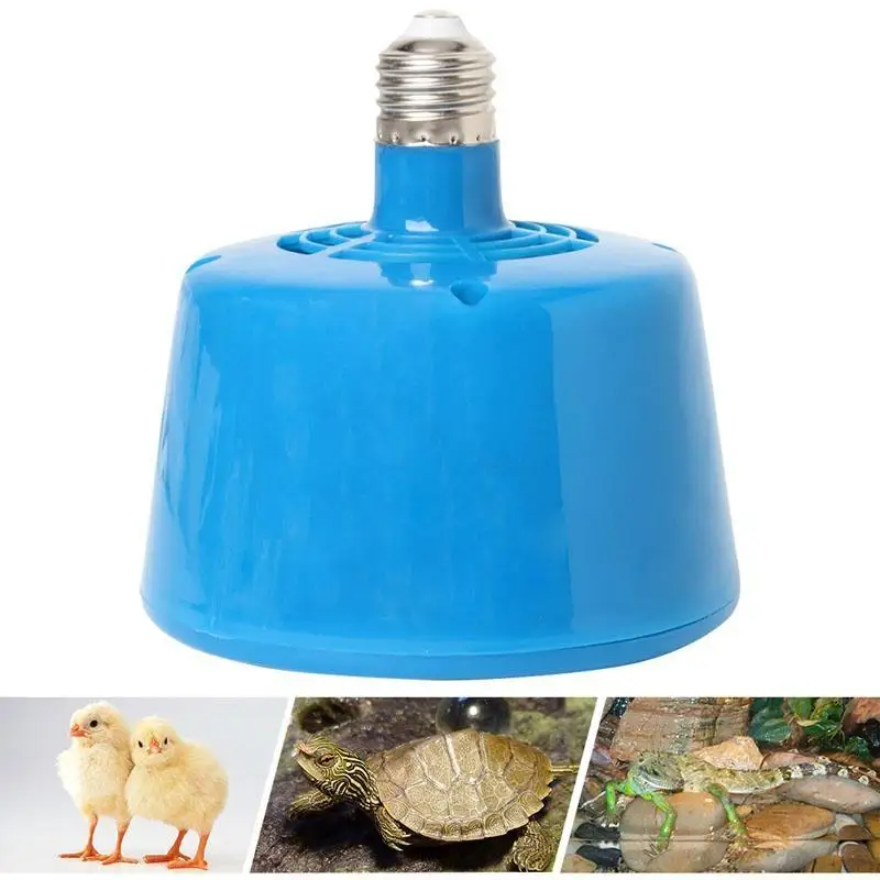 QX2E Livestock Poultry Heat Warm Lamp Bulb for Pet Brooder Chicken Habitats