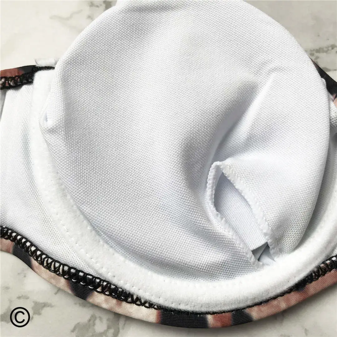 S - XL Neuer, sexy Leoparden-Bikini, Damen-Badebekleidung, zweiteiliger Bikini-Set, mit Bügel, Badeanzug, Badebekleidung, Modell V872SW. – Detail 14
