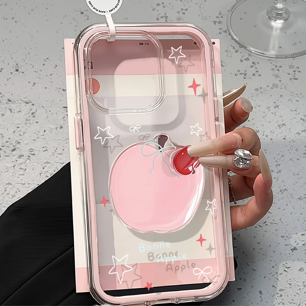 2-in-1 Candy Color Handyhülle für iPhone 17 Pro Max 13 16 11 15 14 12 Air 17promax 17pro Silikon Transparente Rückseite Schutzhülle