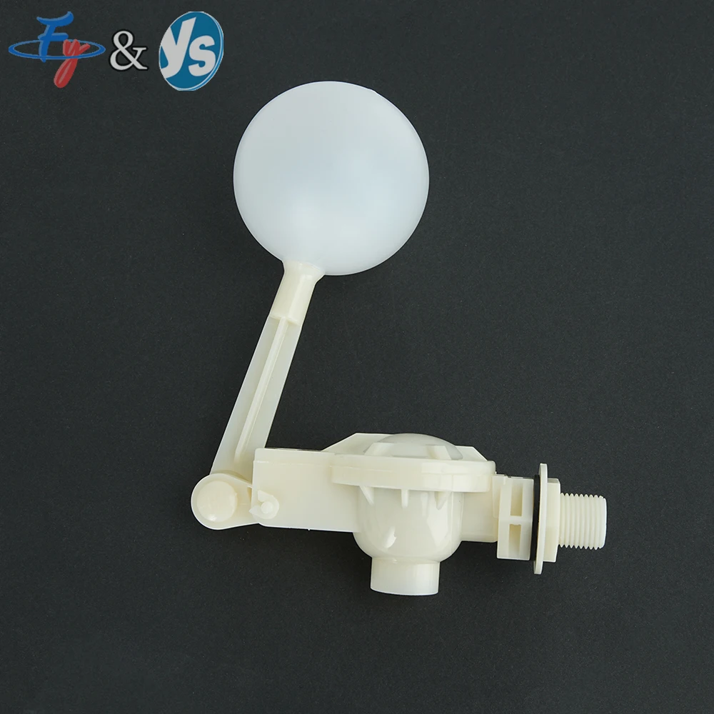 Plastic Float Valve, Automatic Water Level Control Float Ball Valve for Water Tank, Water Tower, Aquarium, 1/2