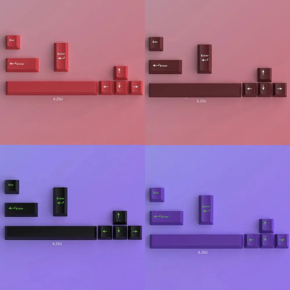 

Колпачки для клавиш 8Keys, профиль Cherry, PBT, для механических клавиатур с переключателями MX, для игровых клавиатур