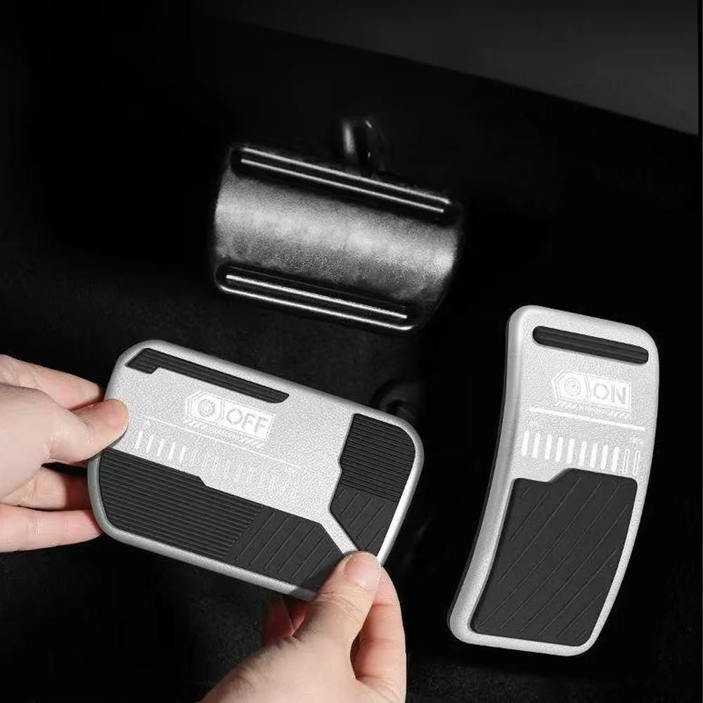 For MG S6 MGS6 EV ES39 2026 2027 Car Aluminum Alloy Brake Pedal Anti-slip Wear-resistant Protect Interior Decoration Accessories