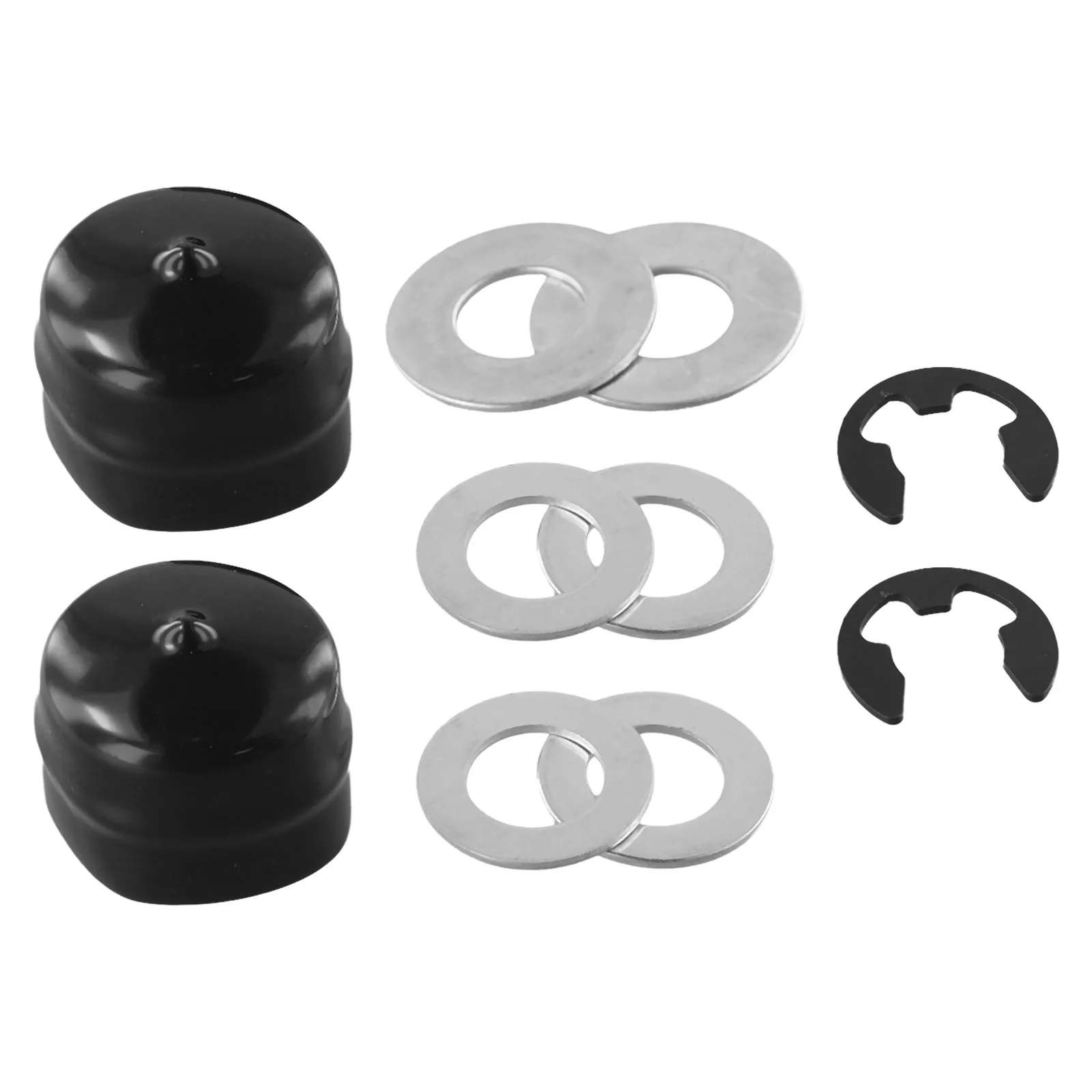 Hardware Kit Hubs Tool Accessories 2pcs E-Clips Front Wheel Bushing For Craftsman 532188967 Hub Cap Retainer Washers