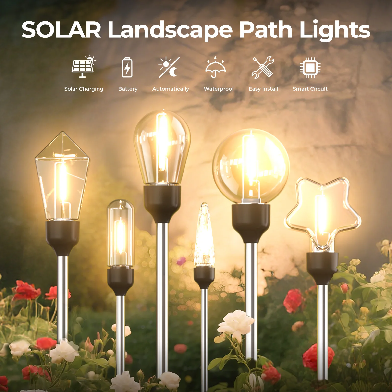 Solar Outdoor Lawn … - image