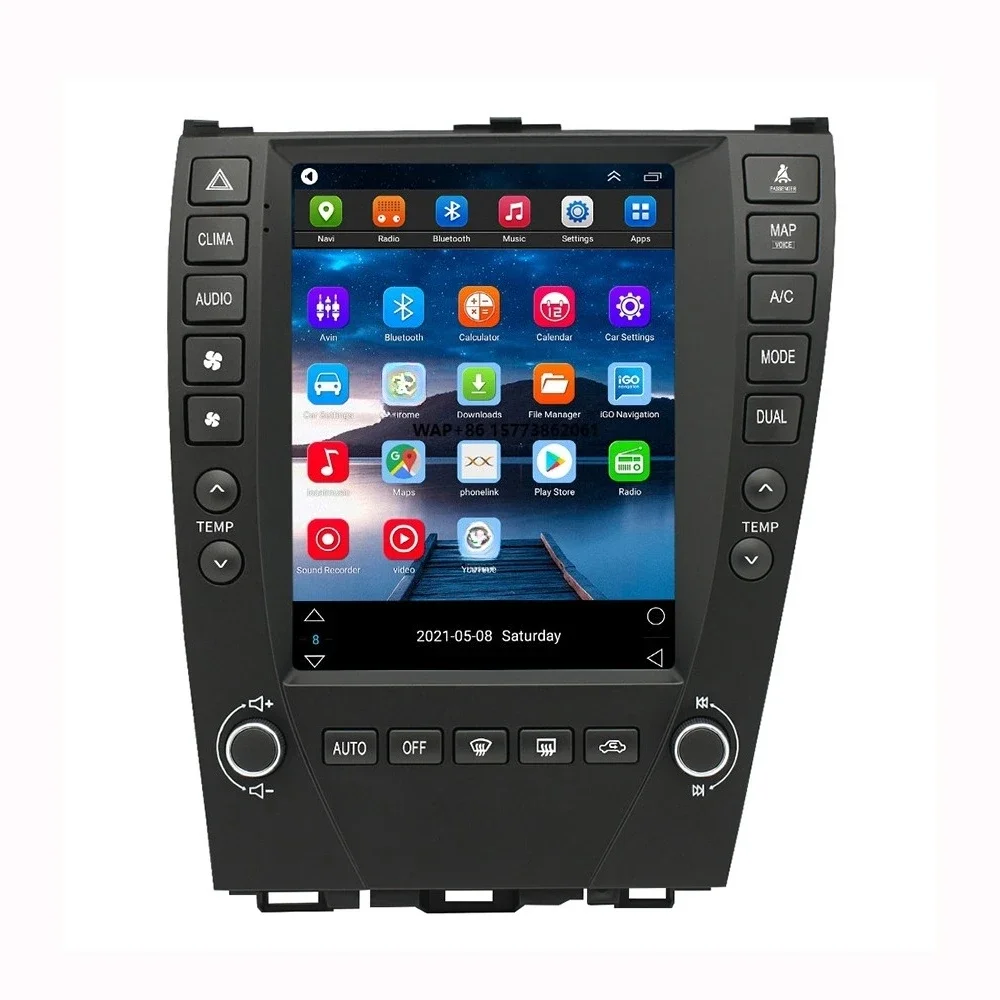 Car Radio for LX ES240 ES300 ES330 ES350 2006-2012 Tes Style Vertical Screen Multimedia DVD Player GPS Navigation Stereo