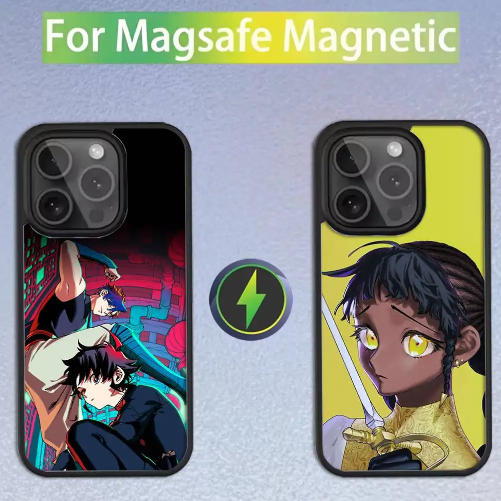 

Чехол для телефона с магнитной беспроводной зарядкой Comics Ichi the Witch для iPhone 17,16,15,14,13,12,11, Pro, Max, Plus, Mini, SE4, E Magsafe