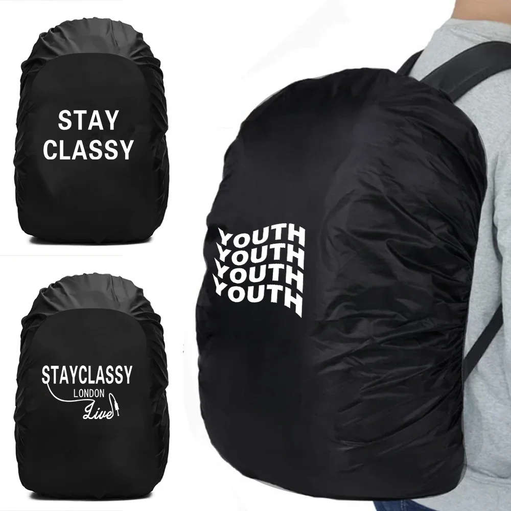 20-70L Back Pack Rain Cover Dustproof Backpack Protection Cover Rainproof Cover Outdoor Schoolbag Waterproof Hood