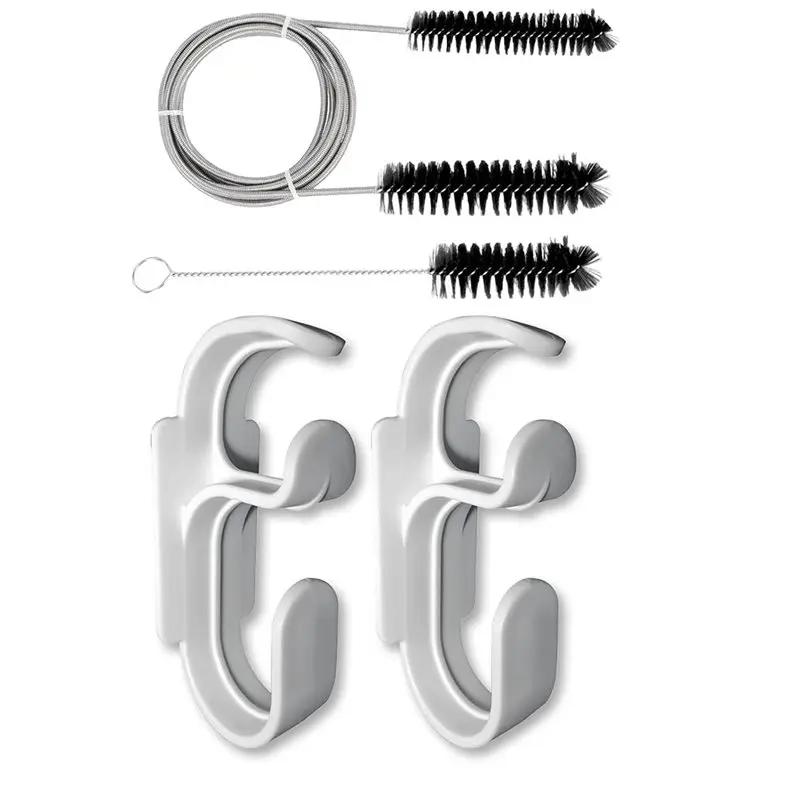 

ГОРЯЧЕЕ ПРЕДЛОЖЕНИЕ! Органайзер для шланга A72T с набором для чистки CPAP – держатель и крючки для шланга CPAP предотвращают спутывание, включает щетку для чистки