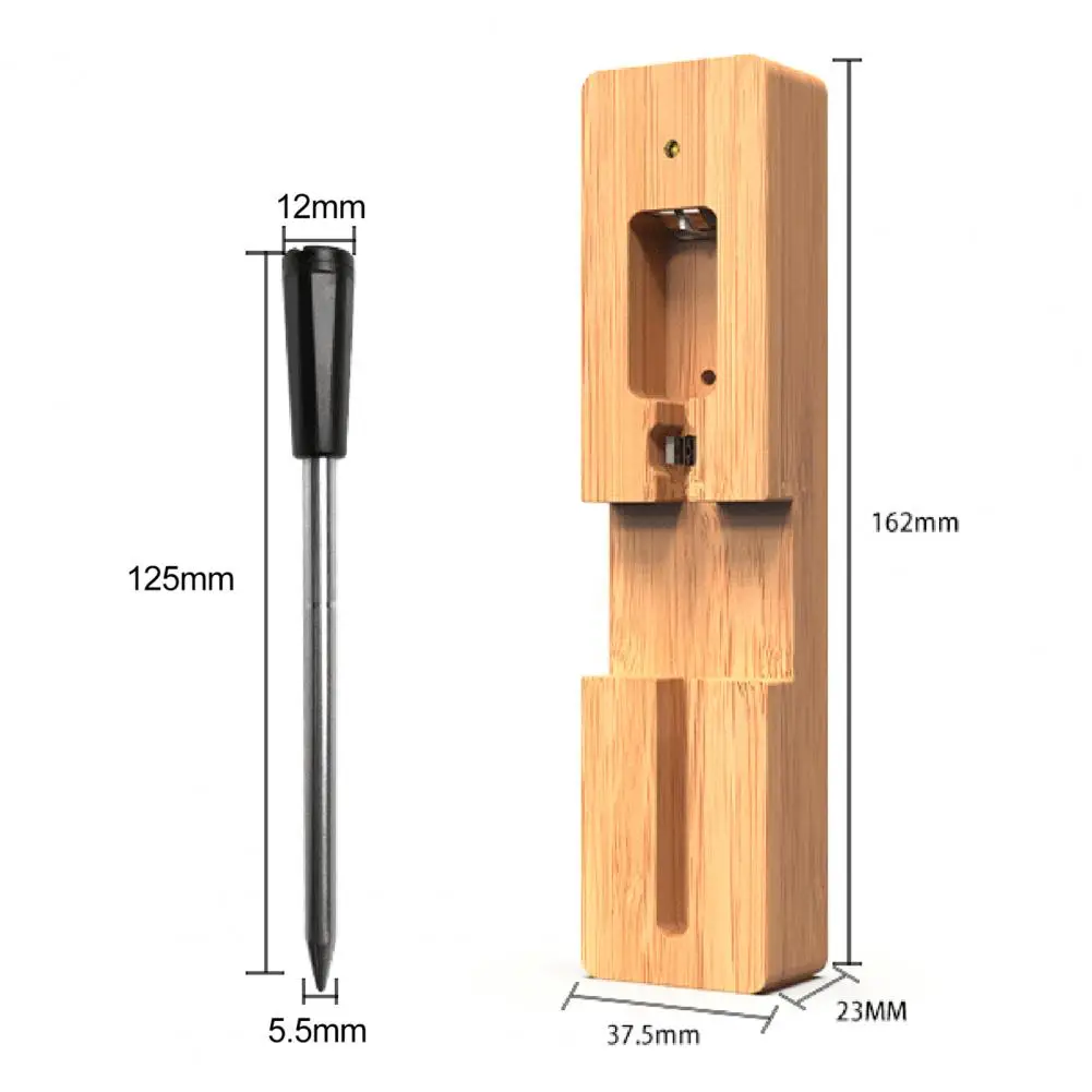 

Wireless Meat Thermometer Digital Meat Thermometer Wireless Bbq Thermometers with Fast Response Time for Grilling for Kitchen
