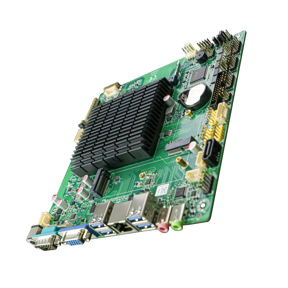 Fanless Motherboard J6412 Ddr4 Ram VGA LVDS EDP Triple Display Mini Pc Mainboard for Self-service