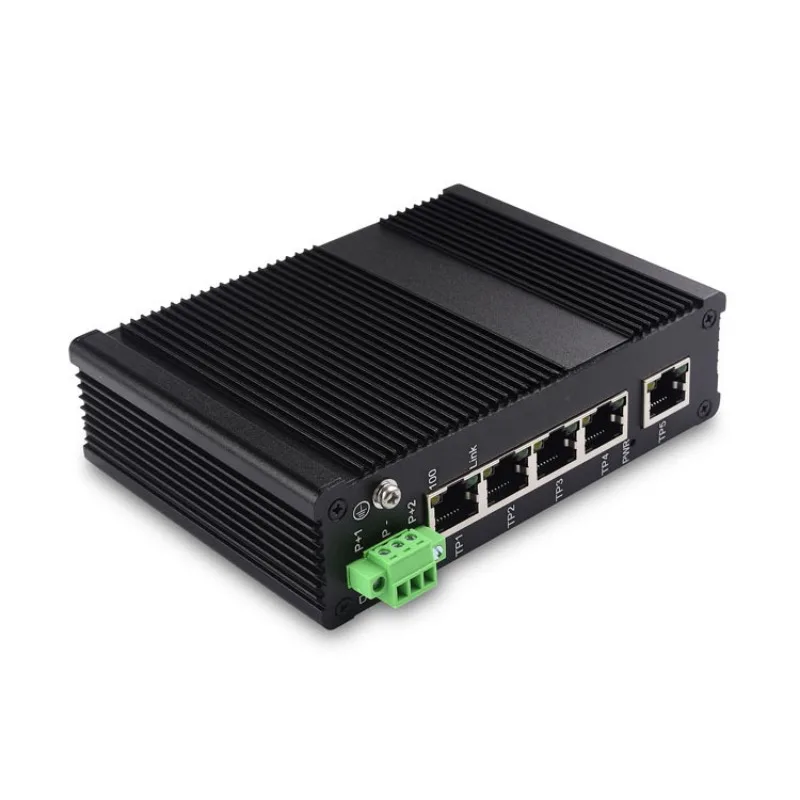 Industrial Ethernet Switch M Non-Managed 5 Electrical Interface Configuration Can Be Changed