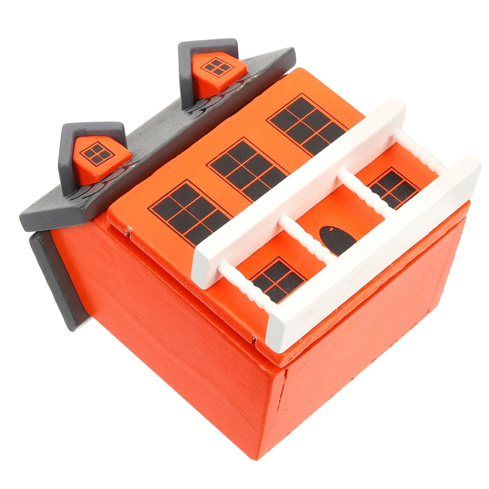 

Миниатюрный деревянный домик-вилла, украшение из натурального дерева, декоративный мини-домик для сада, настольное украшение, аксессуар для микроландшафта