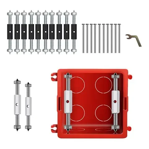 

Adjustable Length Bracket Rod Lever Socket Screw 86 Type Wall Switch Cassette Lower Case Damage Repair Tools