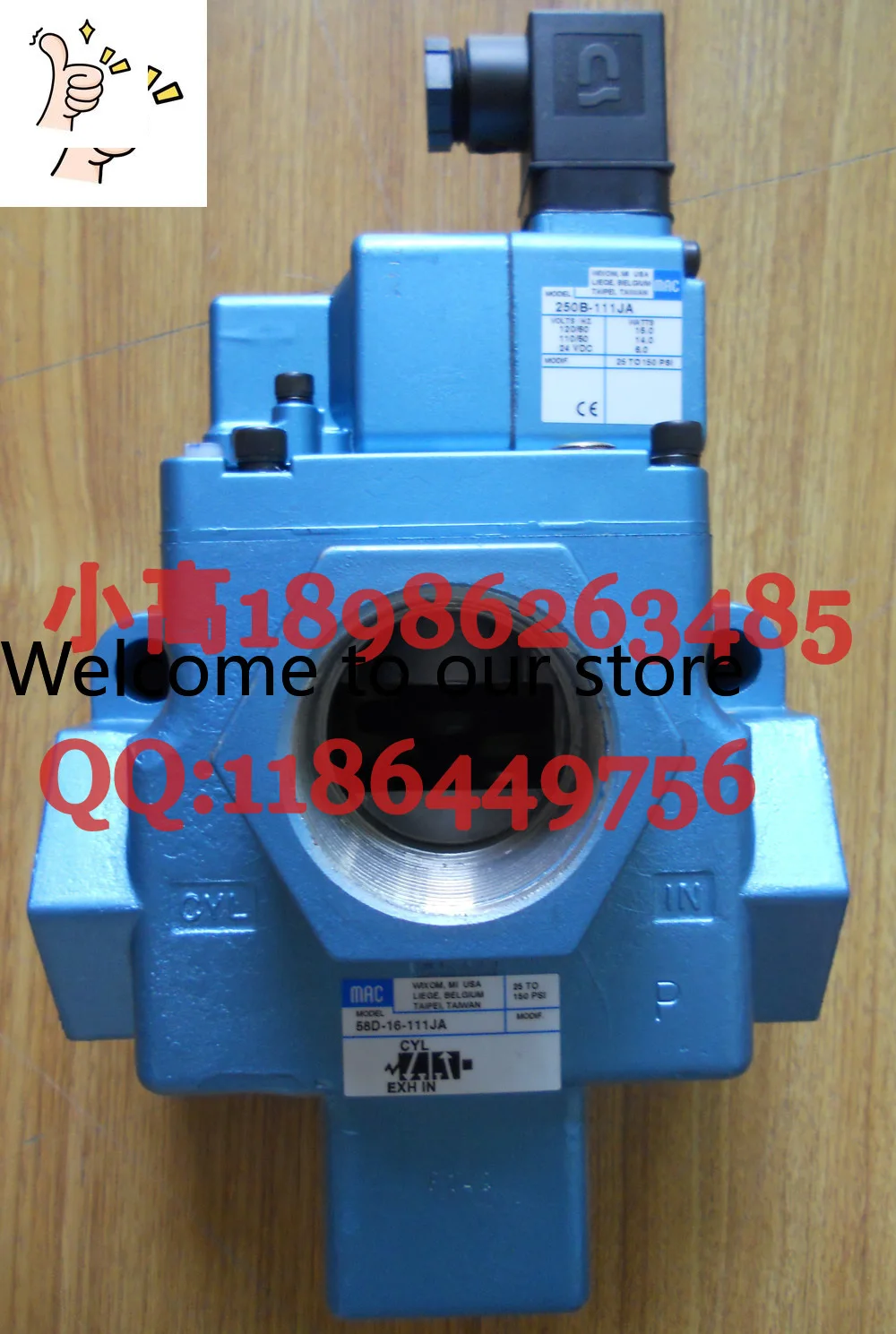 American MAC Solenoid Valve 58D-16-111JA (including 250B-111JA) Spot, Original