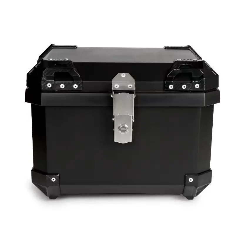 New Style 45L ABS Plastic Storage Tail Box Quick-Release Waterproof Trunk with Base for Motorcycle