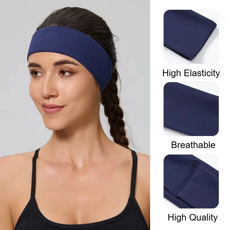 Elastic Sport Headbands Soft Stretchy Non-Slip Design Yoga Headbands Absorbent Sweat Sweat Absorbing Sweat Absorbing Headbands