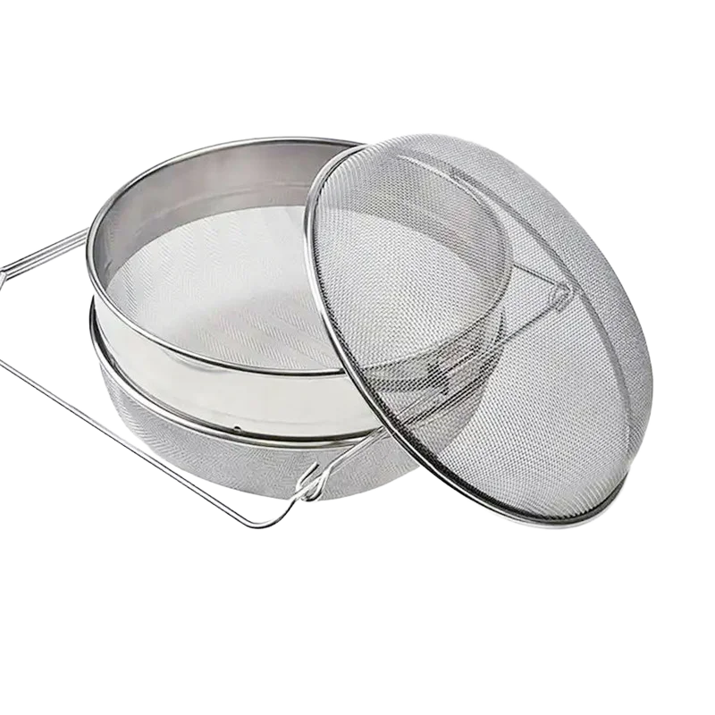 Double-layer Stainless Steel Precision Honey Filter Impurity Removal for Beekeeping Tools-Hot-selling Honey Collection Starter