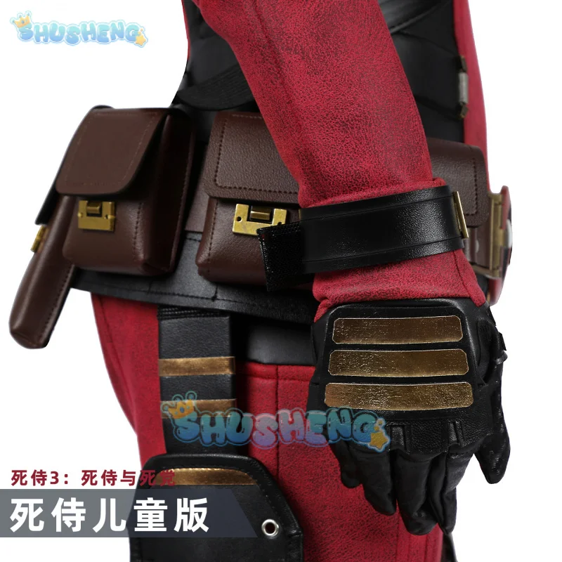 데드 코스프레 풀 Cosutme 웨이드 윈스턴 윌슨 코스프레 의상 어린이 에디션 영화 안티 히어로 슈트 할로윈