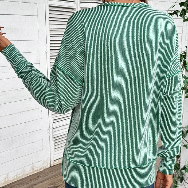 Elegante Lose Langarm Shirts Frauen Bluse Mode Lässig Lose Top Herbst Winter Sweatshirt Weibliche Mode Pullover Tops