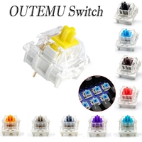 Outemu Switches for Mechanical Keyboard 3Pin Dustproof Linear Tactile Clicky Silent DIY Gaming Switch Compatible with MX Switch
