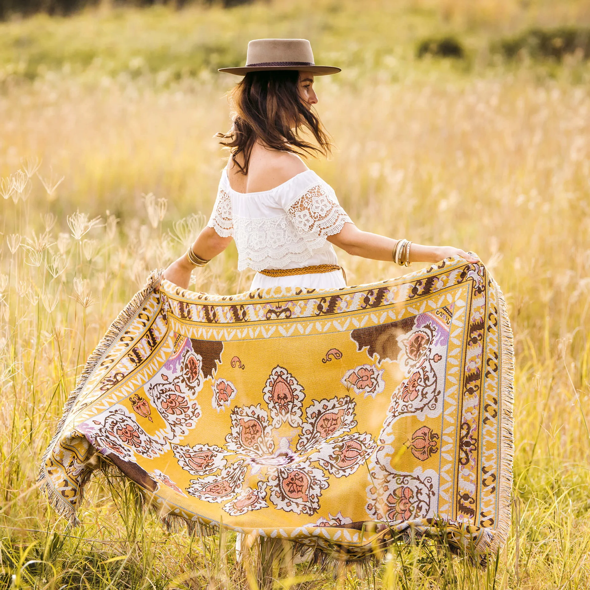 Bohemian Sofa Blanket Outdoor Picnic Camping Blankets Knit Protect Table Blanket Nap Blanket Bohe Indian Sofa Cover Towel Shawls
