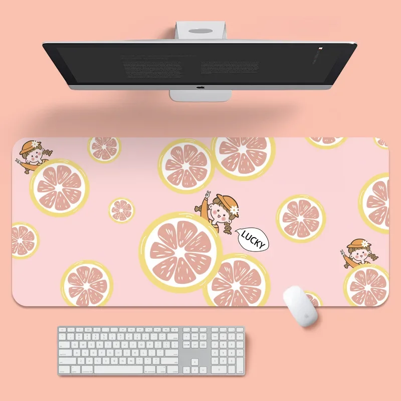 

Mousepad Cute Pink Mouse Pad Beautiful Anime Mouse Mat Gaming Mouse Pad Large XXL Gamer Deak Mat For Overwatch World of Warcraft