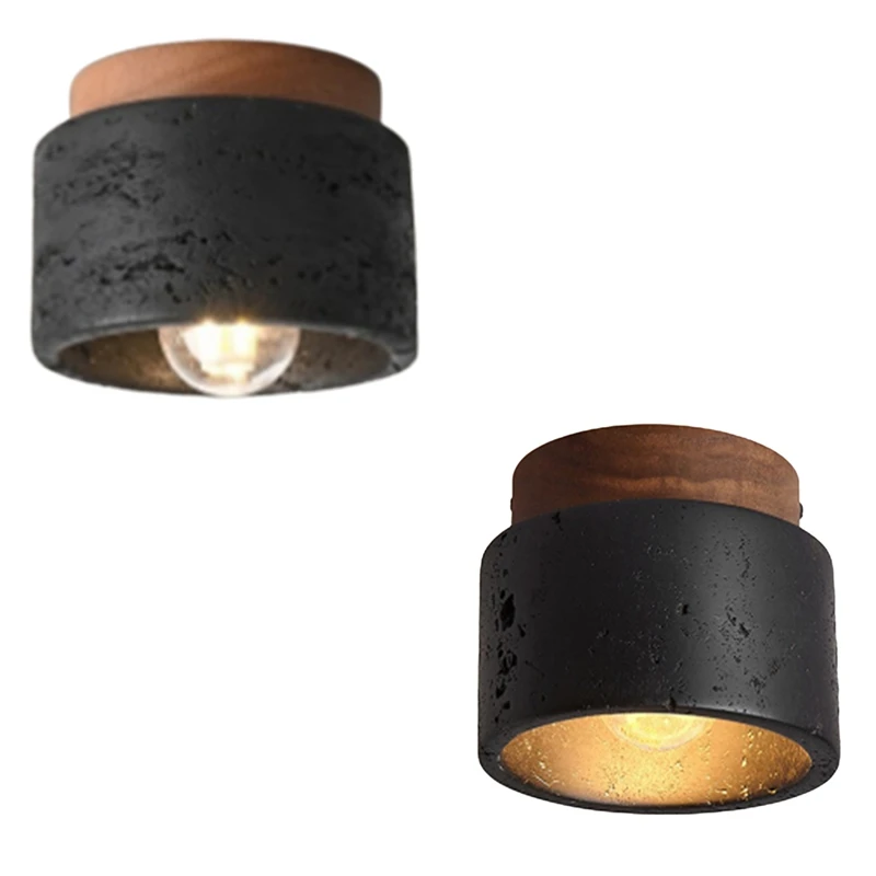 

A73P-Japanese Style Wabi-Sabi Ceiling Light E27 Three Color Dimming For Kitchen Hallway Living Room Study Hall Tea Room