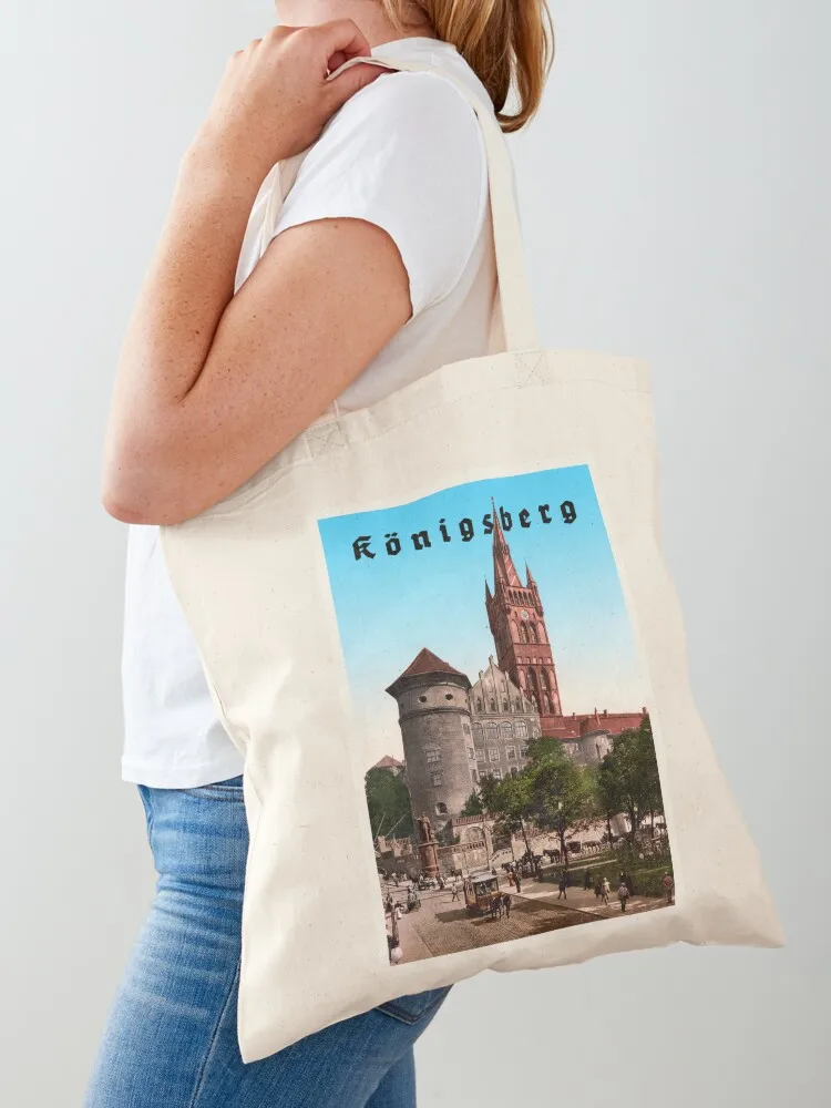 

Konigsberg/Knigsberg, Prussia, Germany, 1894 - Retro vintage travel poster Tote Bag Women's bag Canvas stote bag