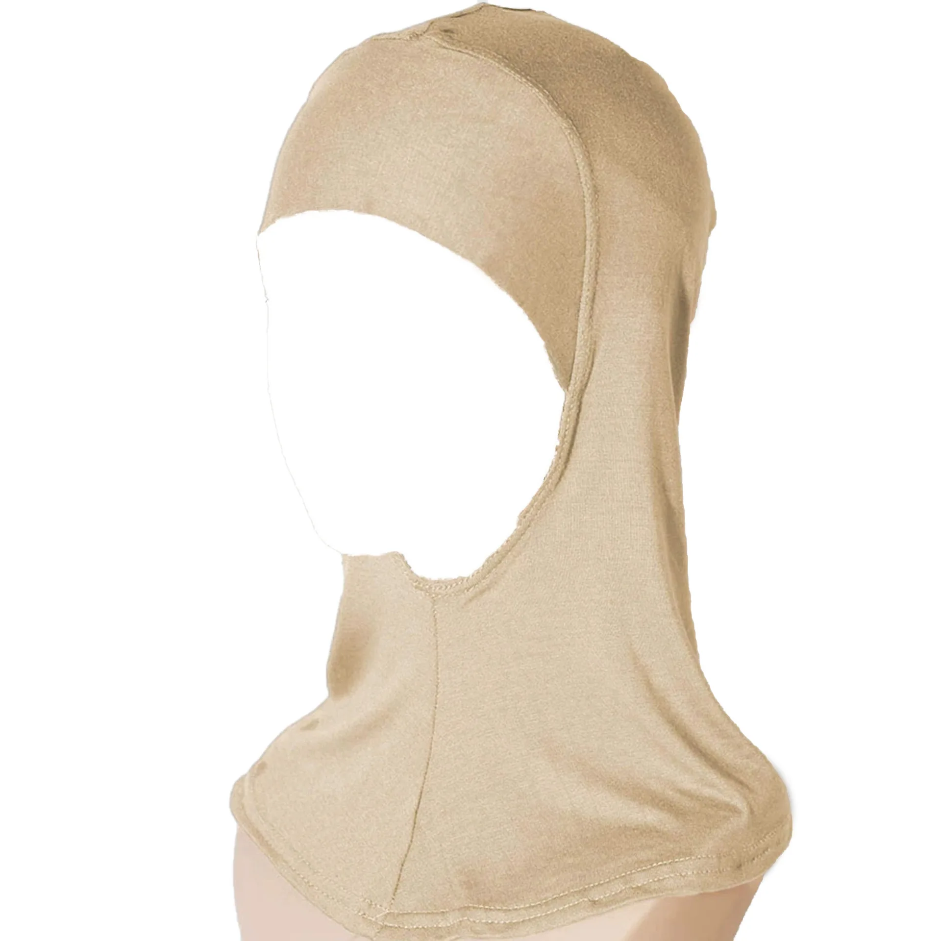 [Hoogwaardig katoen] Modale meerkleurige ademende nekbescherming Hoge elasticiteit Dieptepunt Cap Cover Sjaal Hoofddoek