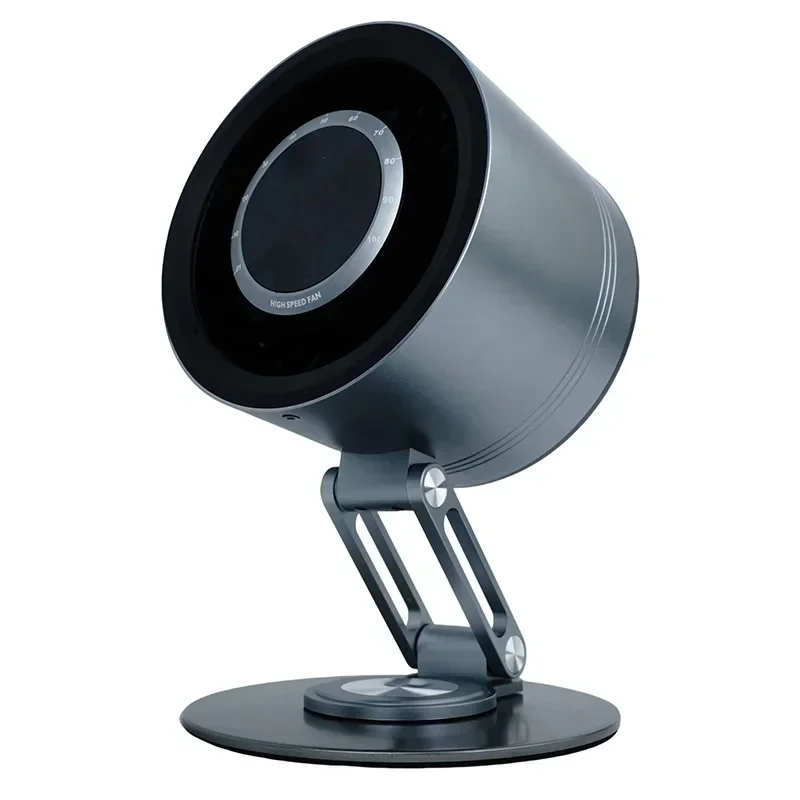 

Metal Desktop Fan Desktop Portable Folding USB Rechargeable Advanced Sense Small Fan