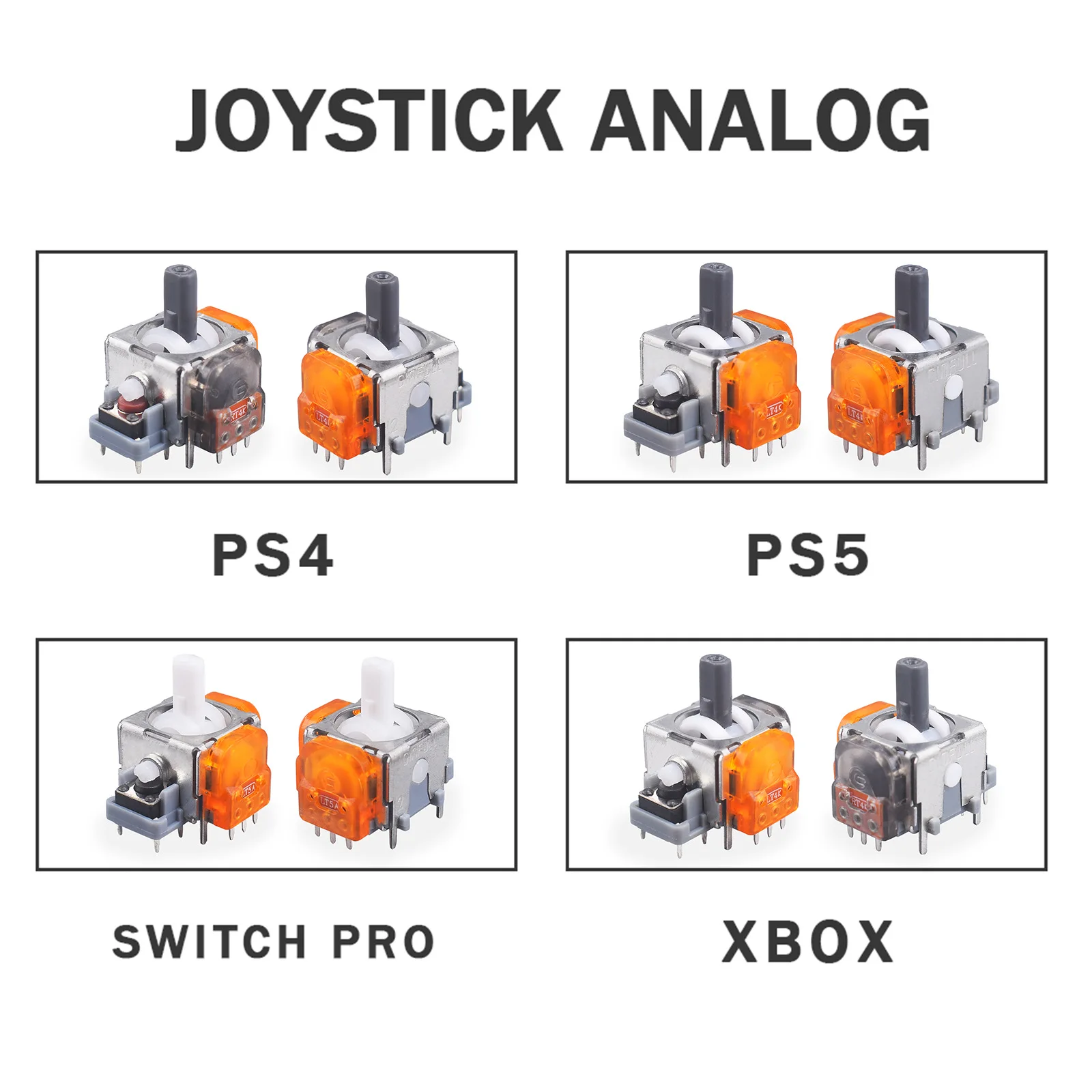 2/10pcs Ginfull TMR Electromagnetic Joystick For PS5 Controller 3D Analog Stick Sensor Module For Ps4 For Xbox One Gamepad - view 4