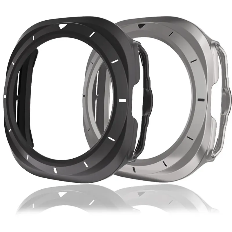 Funda protectora para Samsung Galaxy Watch 7 Ultra 47mm, cubierta dura de PC, sin película de pantalla, accesorios de parachoques