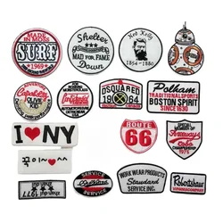 50pcs/Lot Luxury Round Embroidery Patch Label Sports Jersey Team Ball Surf Bag Clothing Decoration Accessory Craft Diy Applique