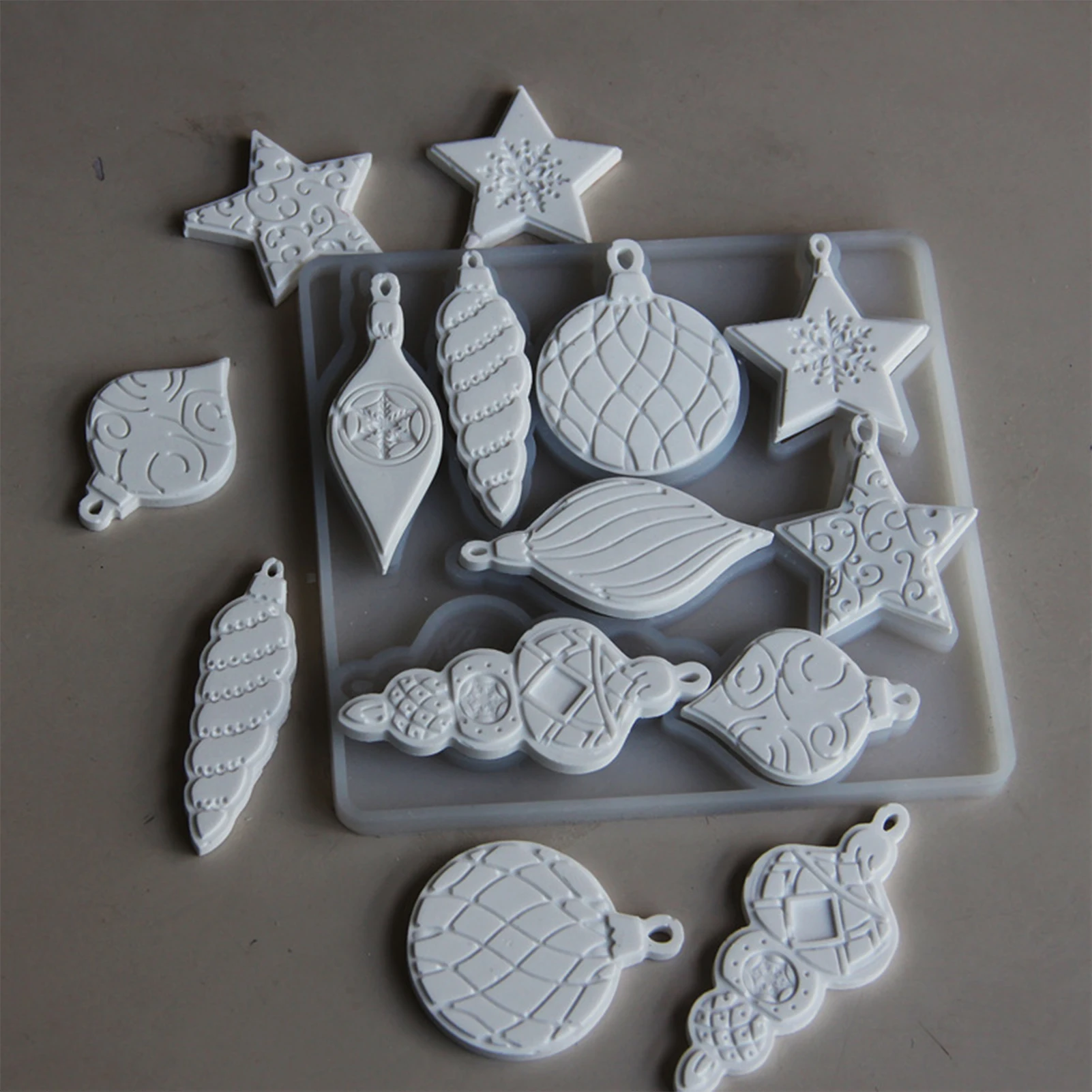 Seashell 3D Silicone Candle Molds Smooth Demoulding Casting Molds for Chocolates Soaps Cake Baking