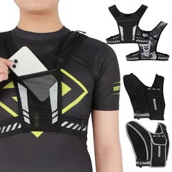 Reflective Running Backpack Universal Lightweight Sport Running Vest Mobile Phone Cards Bag For Jogging Fitness Male Femaleсу