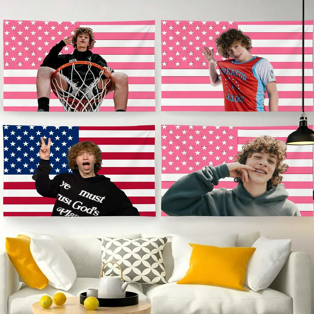 Internet Celebrity N-Nelson N-Neumann flag For Garden Party Living Room Home Wall Decor Banner Bedroom Outdoor Tapestry