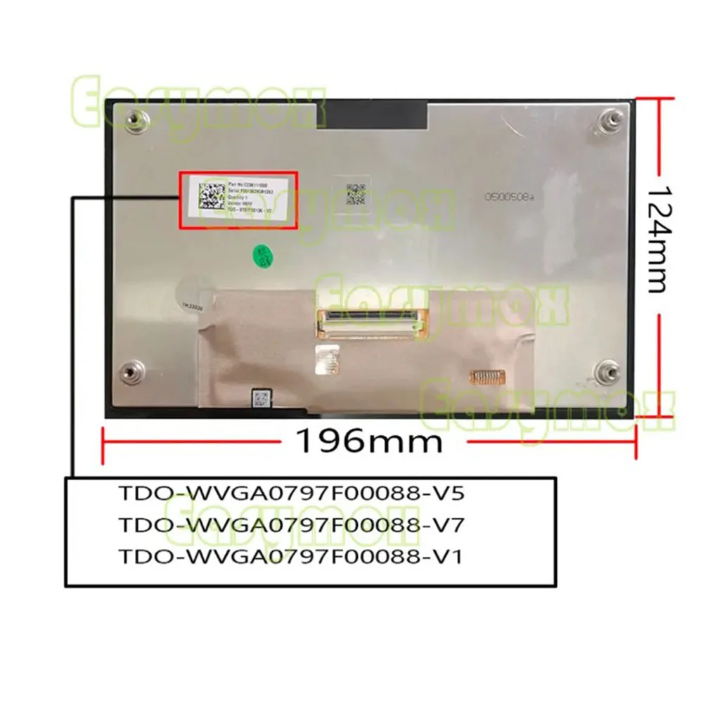 

8" Display for Hyundai Kia Seltos Radio Navigation 2021-2023 TDA-WVGA0797F00088-V1 TDA-WVGA0797F00088-V5 V7