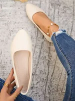 Womens Elegant Bow Flat Loafers, Spring Autumn Comfortable Casual Office Shoes - Image 3