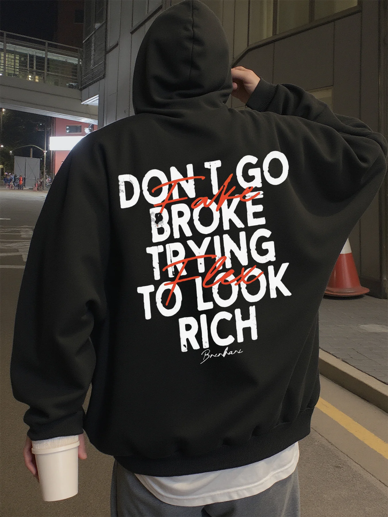 Hoodie for Men, Streetwear, Personalized Graffiti Graphic Hoodies for Men, Suitable for Wearing in Spring, Autumn, and Winter