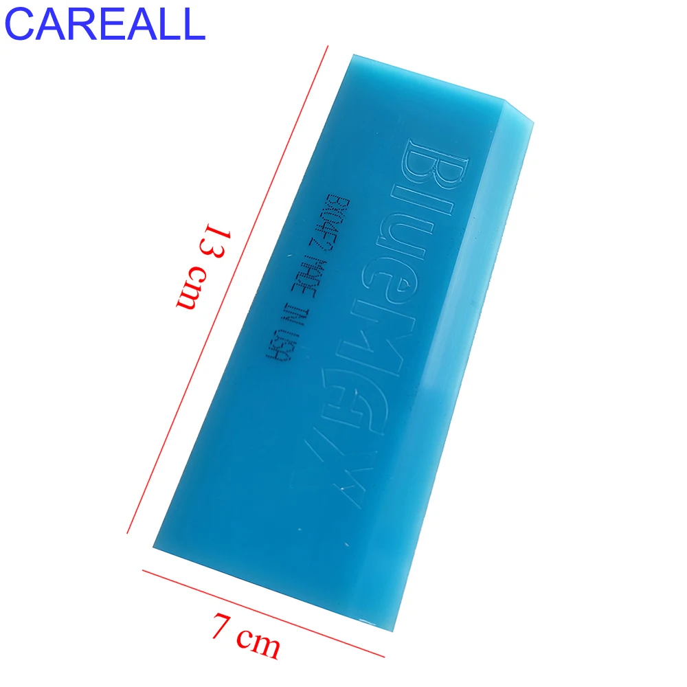 CAREALL-Bande de caoutchouc dur BLUEMAX, outil de livres de voiture, film PPF, raclette ronde, accessoires de lavage de teinte de fenêtre, essuie-glace à eau, grattoir