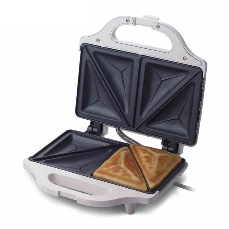 700w power sandwich machine with food grade non-stick coating plate can cooke 2 pcs together Small Breakfast Toaste