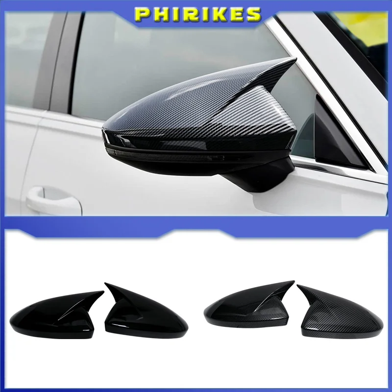 

Пара накладок на боковое зеркало для Audi A6L C8 A6/S6/A7/S7/A8 2019-2025, накладка на боковое зеркало заднего вида, автомобильные аксессуары