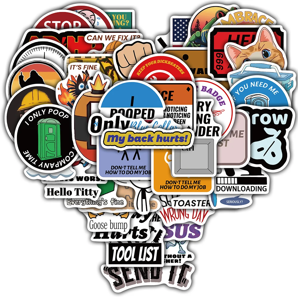 

50/100 шт., забавная наклейка для взрослых, живопись, ностальгия, сделай сам, кофе, ноутбук, пейзаж, мотоцикл, водонепроницаемые чемоданы, наклейка для скрапбукинга