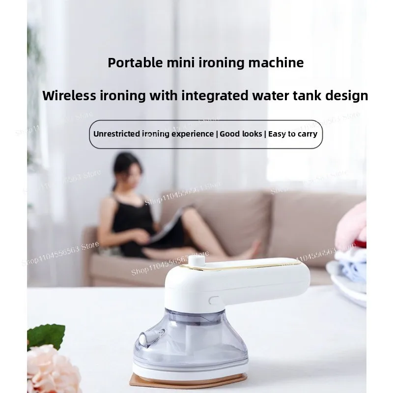 مكواة معلقة محمولة بشحن USB - مكواة صغيرة لاسلكية للمنزل والسفر #1